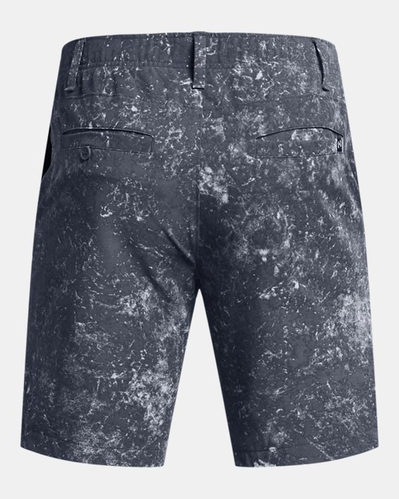 UA Drive Shorts mit konische Passform und Aufdruck für Herren, Gray, pdpMainDesktop image number 7